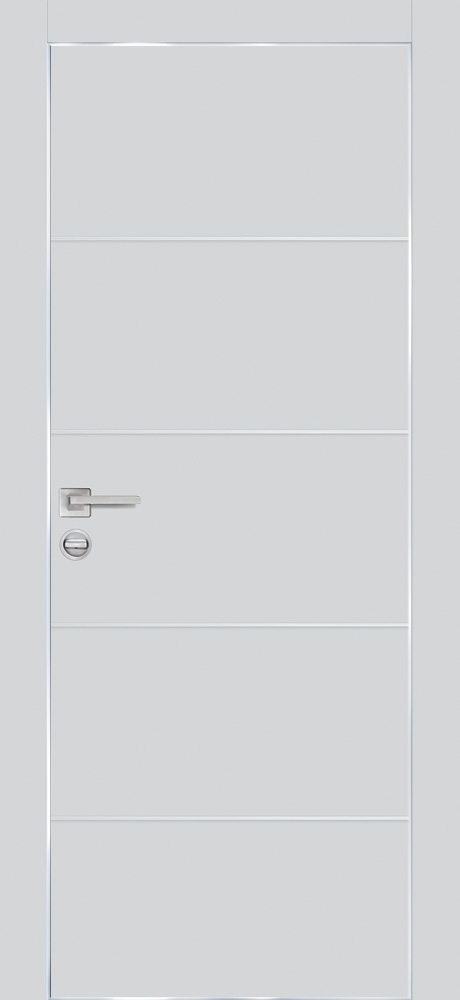 Фото Межкомнатная дверь PX-12  AL кромка с 4-х ст. Сапфир матовый