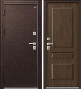 Товар Дверь Термо-2 Шоколадный Муар - Дуб Янтарный DIS007373