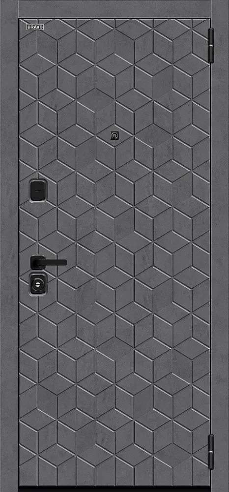 Фото Дверь Кьюб RBE Slate Art/Snow Art BR5141