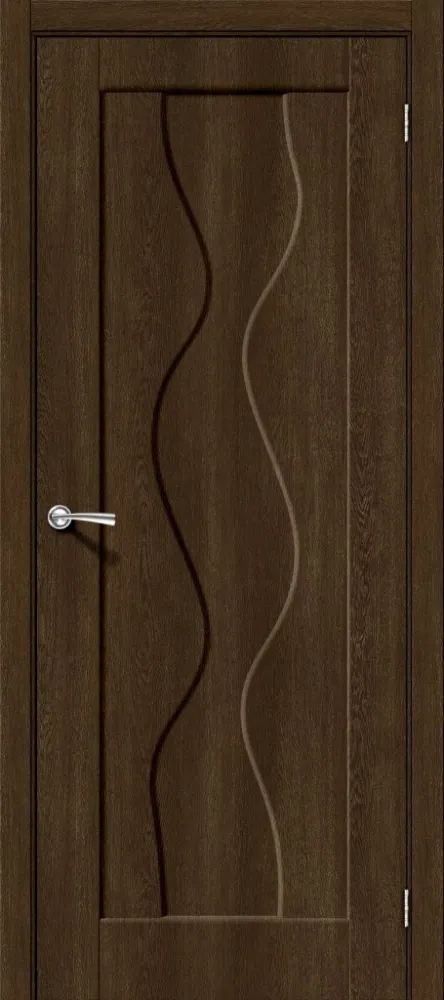 Фото Межкомнатная дверь Вираж-1 Dark Barnwood BR3973