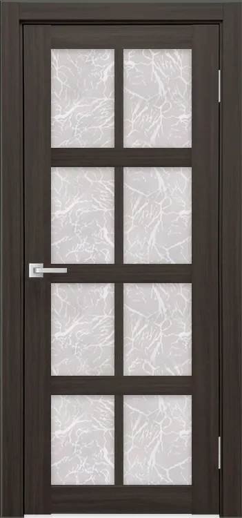 Фото Межкомнатная дверь Легенда К-8 тон Грей Остекление Гранит прозрачный
